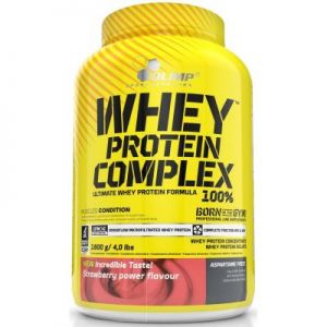 Whey Protein Complex 100% Olimp 1800g truskawkowy