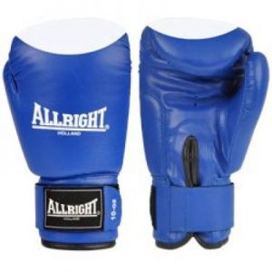 Rękawice bokserskie Allright PVC niebiesko-białe