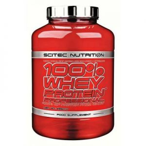 100% Whey Protein Professional SCITEC NUTRITION 2350g  truskawkowy