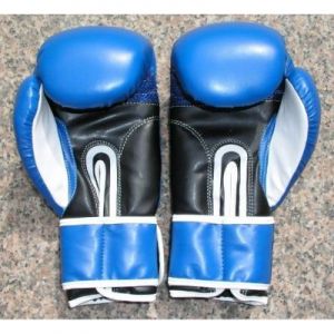 Rękawice bokserskie MASTERS RPU-3A 10 oz niebiesko-czarno-białe