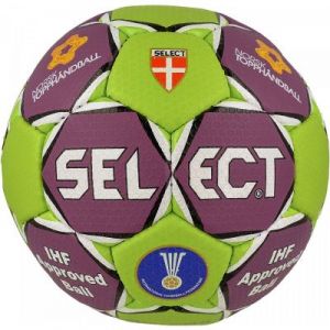 Piłka ręczna Select Solera fioletowo-zielona