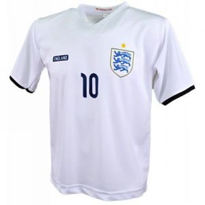 Koszulka piłkarska Reda Anglia Rooney biała