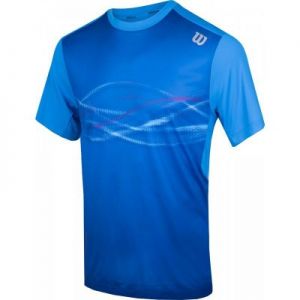 Koszulka tenisowa Wilson Soundwave Print Crew M WRA732302