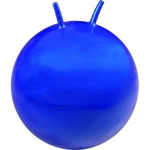 Piłka gimnastyczna z uchwytami Allright 55cm niebieska