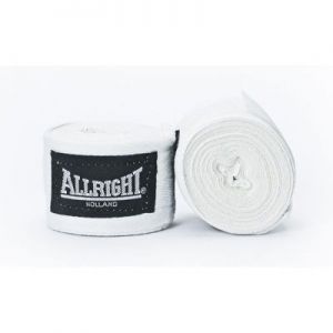 Bandaż bokserski Allright 4,2 m - 2szt. biały