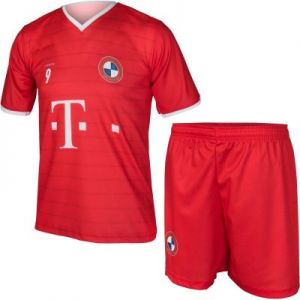 Komplet piłkarski Reda Bayern Monachium Lewandowski Junior czerwony