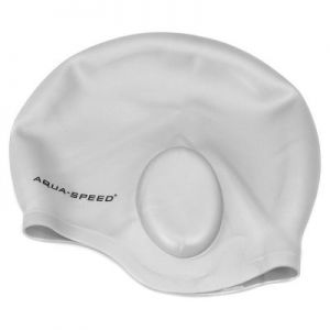 Czepek pływacki Aqua-Speed Ear Cup 26 srebrny