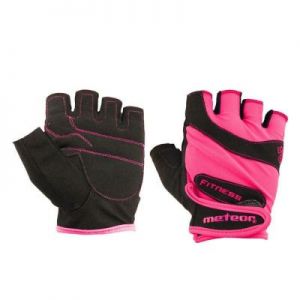 Rękawiczki Meteor Fitness Gloves Grip Lady różowe