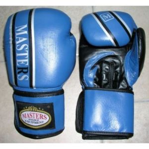 Rękawice bokserskie Masters RBT-1 10 oz niebiesko-czarne