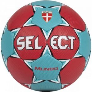 Piłka ręczna Select Mundo 3 czerwono-turkusowa