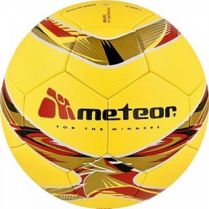 Piłka nożna Meteor 360 GRAIN TB żółta 00071