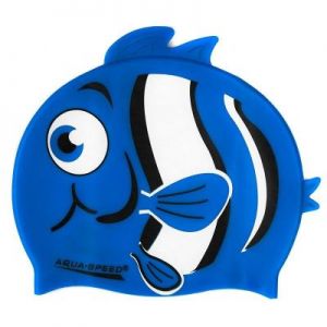Czepek pływacki Aqua-Speed silikonowy ZOO Nemo Junior niebieski