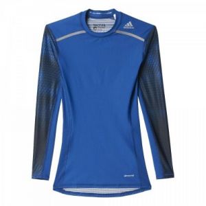 Koszulka treningowa z długim rękawem adidas Techfit Chill Long Sleeve Tee AJ4922