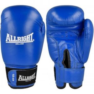 Rękawice bokserskie Allright skórzane 10 oz niebieskie