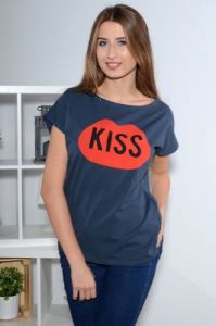 Bluzka z nadrukiem KISS